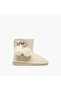 Pom Pom Accent Ankle Boots with Zip Closure - 3