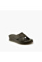 Textured Criss-Cross Slip-On Sandals - 3