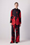 Flower Printed Shirt and Pants Set - 2