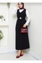 Women's Hijab Gold Buckle Gilet Shirt Suit