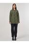 Abstract Pattern Viscose Jacket Lime