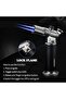 Windproof lighter Honest lighter-Torch lighter-Go2Camps Butane Gas Torch Adjustable Flame Cooking Ci - 7