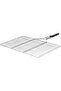 BBQ Grill with Wooden Handle Large - [ 52 cm x 36 cm ]
