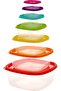 YPCC 7PCS Food Container Plastic Bento Fresh-Keeping Box