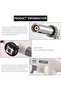 Windproof Torch Gun Lighter | Butane Flame Gun Torch | Single Jet Flame Adjustable (Butane - 3