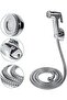 Alsaqer Toilet Shattaf Set (Chrome Plated) Handheld Bidet Sprayer with Adjustable Water Pressure Con