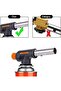 High Flame Torch Gun | Charcoal Lighter Flame Gun - Adjustable Flame Butane Gas Torch with - 5