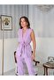Violet Belted Vest