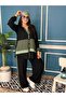 Casual Set, 2 pieces, Pants, Blouse, Buttons, Crepe CY, Striped, Casual