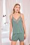 Women's Chest and Back Low-Cut Lace Shorts Set 25105 - 2