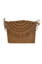 Women's Brown Color Handmade Straw Bag - 4