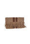 Women's Mink Color Handmade Straw Bag - 3