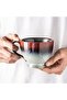 كوب قهوة كبير ZPPLD، أكواب كابتشينو، فخار، كوب قهوة سيراميك (الطراز B) - 4