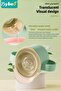 2PCS Baby Sippy Cup with Straw, Silicone Straw Cup + Trainer Cup with Deflector Cap for Boys Girls Child Drinking Water, Spill Proof Sippy Cups with Double Handles for Easy Grip, 150ml+300ml - 5