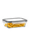 Feyzade Fresco Storage Container Set 2 Pieces 800Cc with Gray Lid Frs-239 - 3