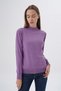 Women's 100% Organic Cotton Half Turtleneck Knitwear Sweater Knitted Blouse Trist-6104 - 2