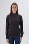 Women's 100% Organic Cotton Half Turtleneck Knitwear Sweater Knitted Blouse Trist-6104