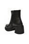D25Kb-8470 Daily Heeled Black Women's Boots - 4