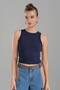 Women's Slim Fit Design Crop Blouse