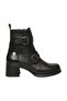 D25Kb-8570 Daily Heeled Black Women's Boots - 2
