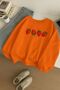 3-Ply Combed Cotton Strawberry Printed Unisex Sweatshirt