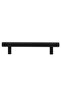 Furniture Kitchen Cabinet Door Drawer Handle Knob 128 mm Matte Black Metal Handle (10 Pieces) - 5