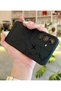 Compatible with Samsung S24 Fe - Soft Silicone Case with Black Map Pattern - 2