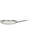 Professional Shallow Stainless Steel Triple Bottom Frying Pan with Handle 30 Cm 2.9 L - 3
