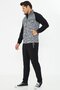 Men's Full Zipper Tracksuit Set Black 5817-S - 4