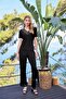 Women's Short Sleeve Lace V-Neck Pajamas Set 25063