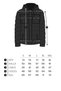 Space Hooded Softshell Winter Coat with Fur Lining Pldp 3010_50454 - 6