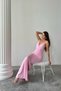 Women's Low-Cut Halter Neckline Maxi Dress Nbdf087 - 6