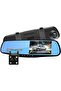 Dash Cam for Car, 4.3" Backup Smart Rearview Mirror Camera - 2