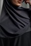 Dark Gray Chiffon Shawl – Lightweight Elegant Women’s Scarf for Daily & Special Occasions - 3