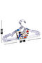6 Pieces Transparent Clothes Hangers Crystal Hangers - 5
