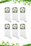 Women's Bamboo Socks White Stitch-Free Pack of 6