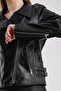 Maroquin Leather Ariana Women's Leather Biker Jacket - 4