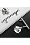 Furniture Kitchen Drawer Cabinet Door Handle Handle 192 mm Inox Metal Handle (10 Pieces) - 5