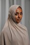 Soft Brown Chiffon Shawl – Lightweight Elegant Women’s Scarf for Daily & Special Occasions - 3