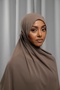 Nutella Chiffon Shawl – Lightweight Elegant Women’s Scarf for Daily & Special Occasions - 3