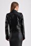 Maroquin Leather Milenni Women's Leather Biker Jacket - 5