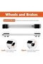 New Heavy Duty Base Appliance Rollers Pair Upgrade Move Tools Adjustable Expandable for Washer and D - 4