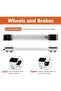 New Heavy Duty Base Appliance Rollers Pair Upgrade Move Tools Adjustable Expandable for Washer and D - 3