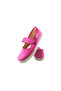 -Ceinta Mercedes Fuchsia Loop & Strap Kids Comfort Shoes - 3