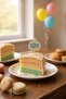 Happy Birthday Themed Blue Toothpick Ornament Set of 10