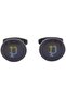 - Unroll Cufflink For Men Blk With Blue-Orange Laser Lens - 5