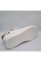 D25Ka-7305 White Genuine Leather Women's Leather Sneaker - 7