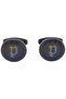 - Unroll Cufflink For Men Blk With Blue-Orange Laser Lens - 6
