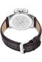 Underlined Gents Watch With Genuine Leather Strap 5 Atm - 5