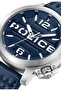 Automated Gents Analog Watch with Textured Leather Strap - 5